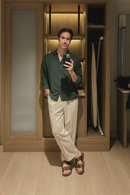 Relaxed Fit Trouser in Golden Wheat for Style and Ultimate Comfort