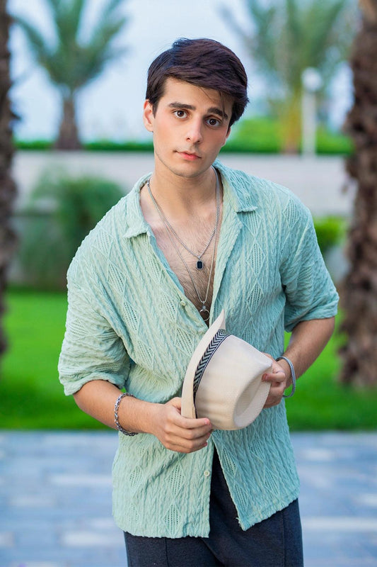 Sea Green Shirt - Classic Style for Timeless Appeal